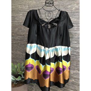 Venezia Multicolor Short Sleeve Top 22/24W